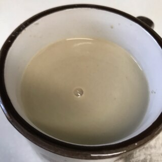 自宅でめちゃうまほうじ茶ラテ